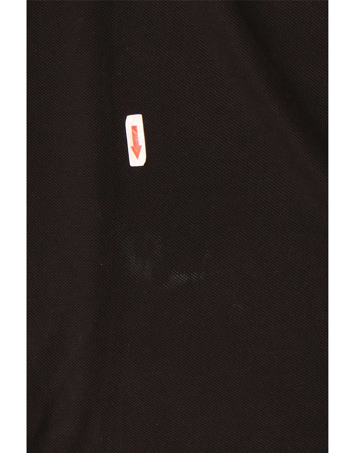 Tricou polo pentru bărbați Lacoste Mărimea 8 3XL Negru