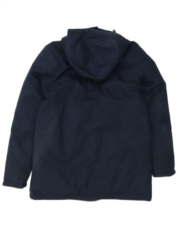 Crew Clothing Jachetă căptușită cu glugă pentru bărbați UK 36 Poliester bleumarin mic