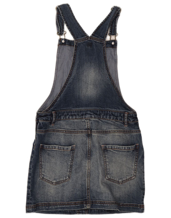 Fat Face Fete Salopetă Fusta Denim 12-13 Ani W28 Bumbac Albastru