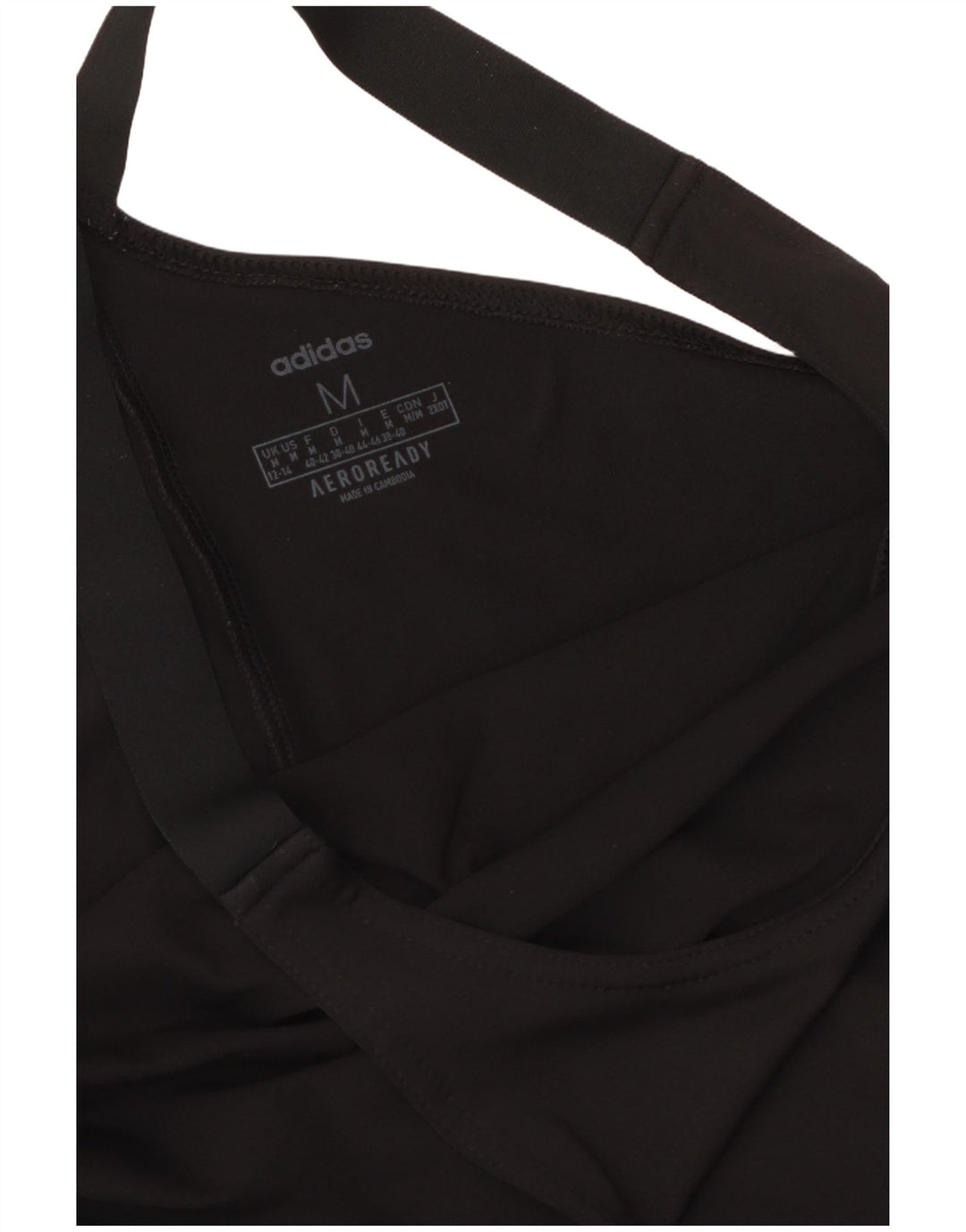 Vest ADIDAS Aeroready pentru femei UK 12/14 Medium Black