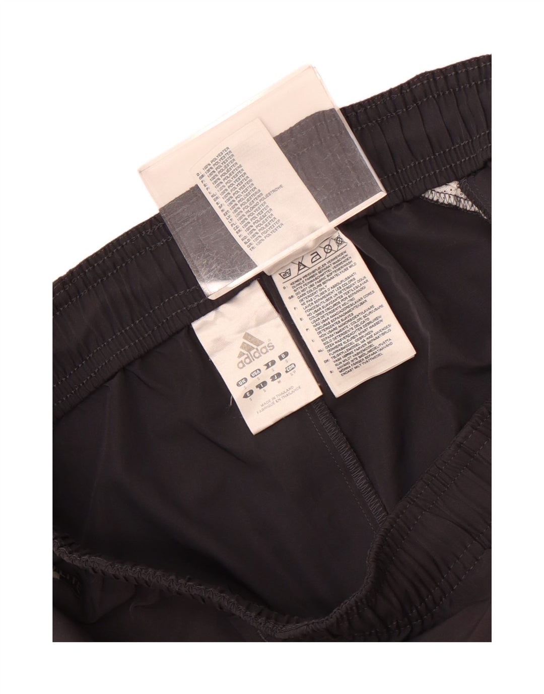 Pantaloni scurți Adidas Climalite Sport pentru bărbați, poliester negru mic