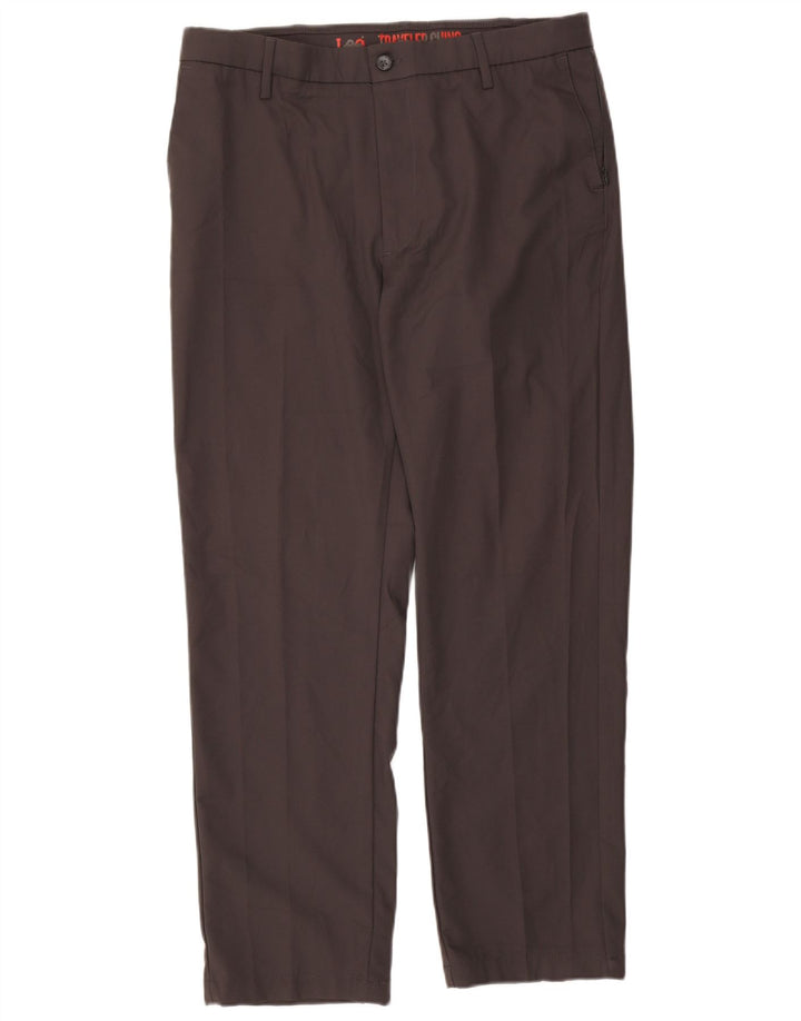 Pantaloni chino drepti de călătorie pentru bărbați LEE L36 L32 poliester gri