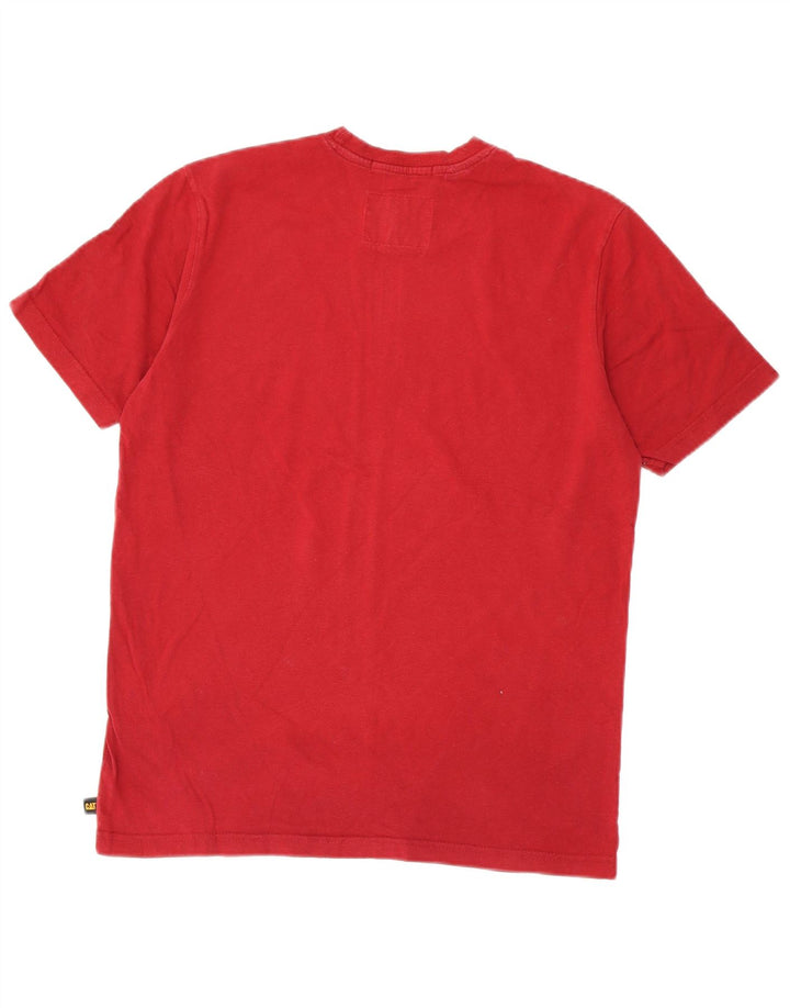 CAT Tricou grafic pentru bărbați Top mic, roșu, bumbac