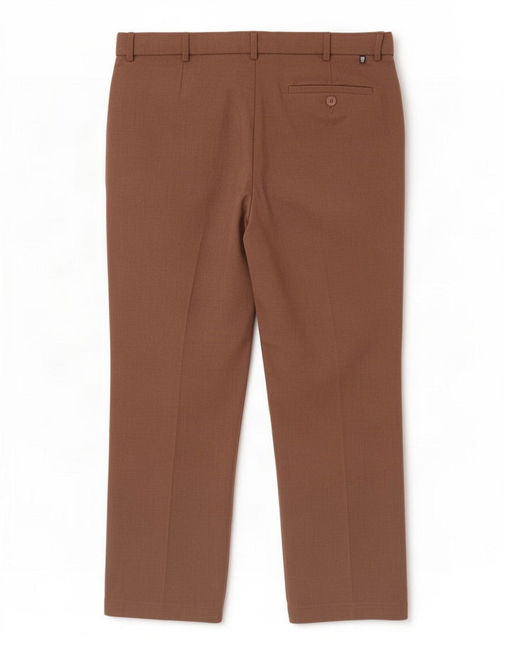 Farah Pantaloni Chino Drepți Bărbați L38 L29 Maro Poliester