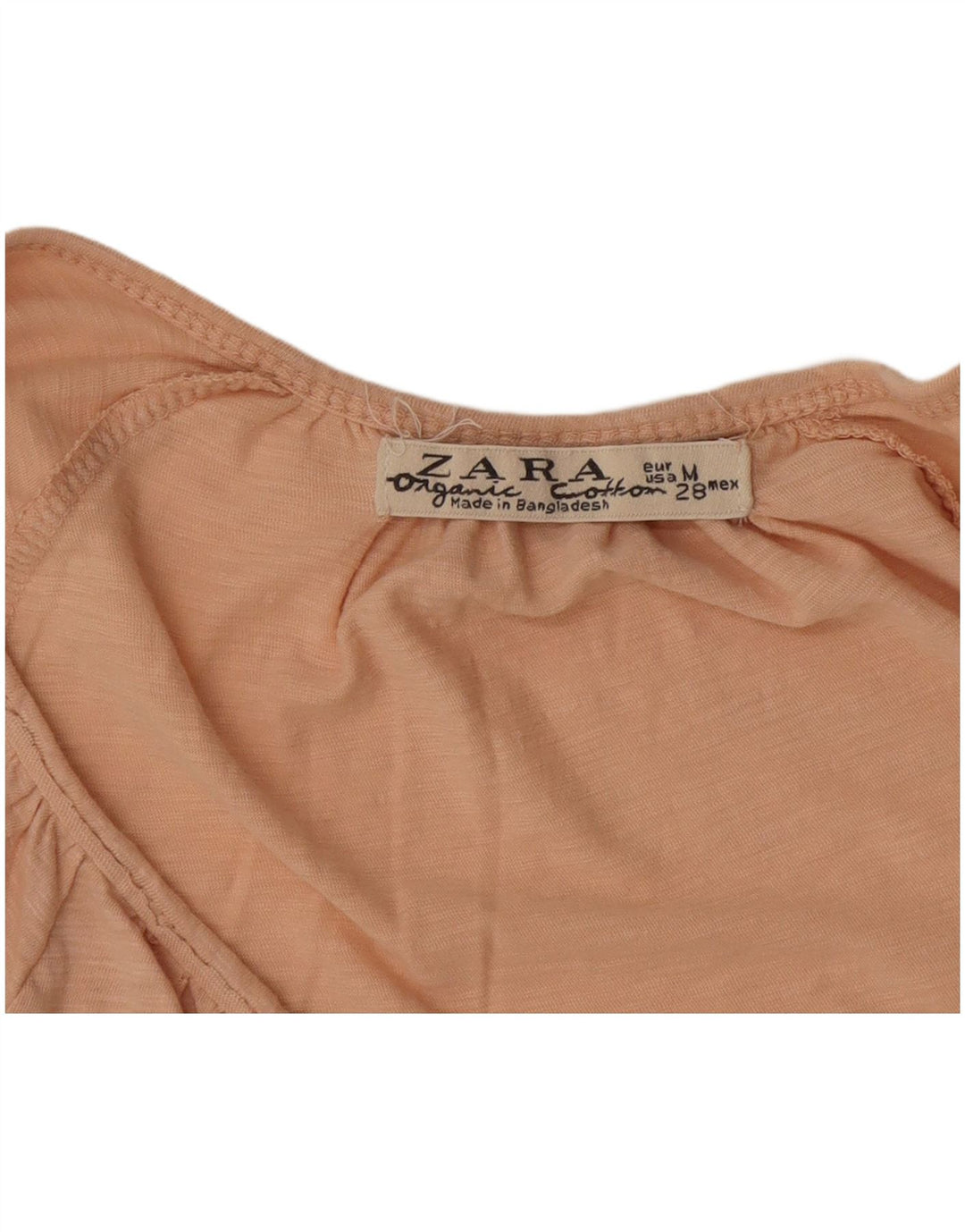 Top femeie Zara cu mânecă lungă UK 12 Medium roz pete