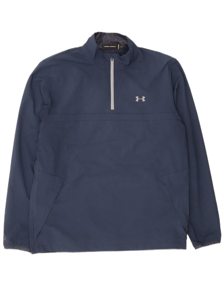 Pulover pentru bărbați Under Armour Trening Top Jachetă mare poliester bleumarin