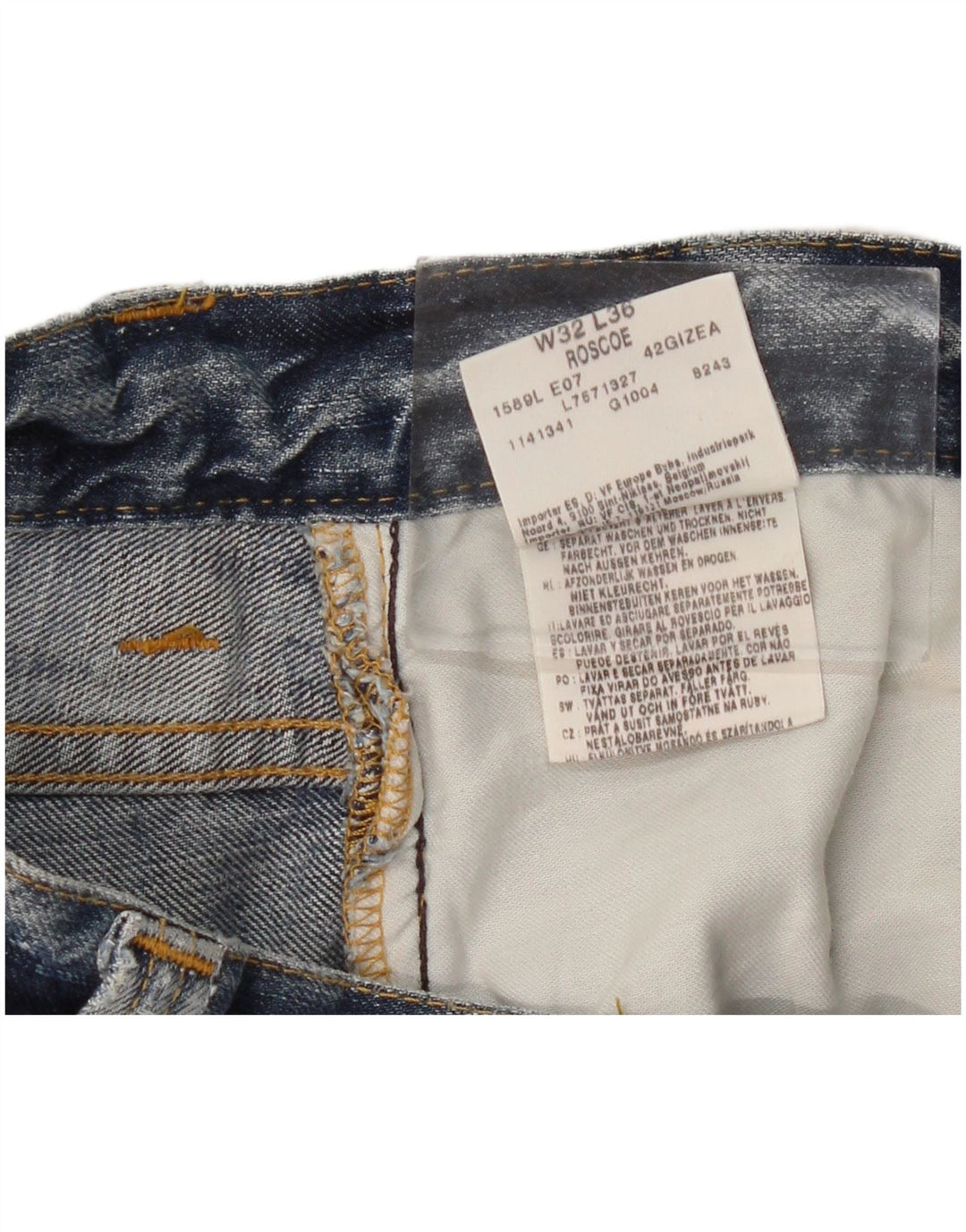 Blugi pentru bărbați Lee Roscoe Bootcut W32 L29 Bumbac albastru