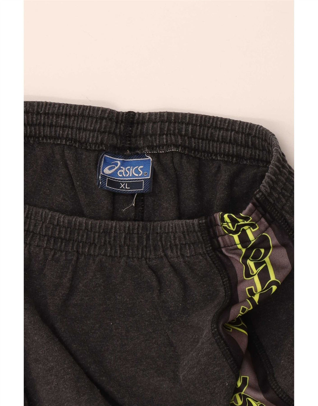 Pantaloni scurți sport grafic Asics XL bumbac gri