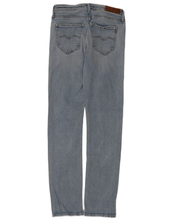 Replay blugi slim pentru femei W27 L30 bumbac albastru