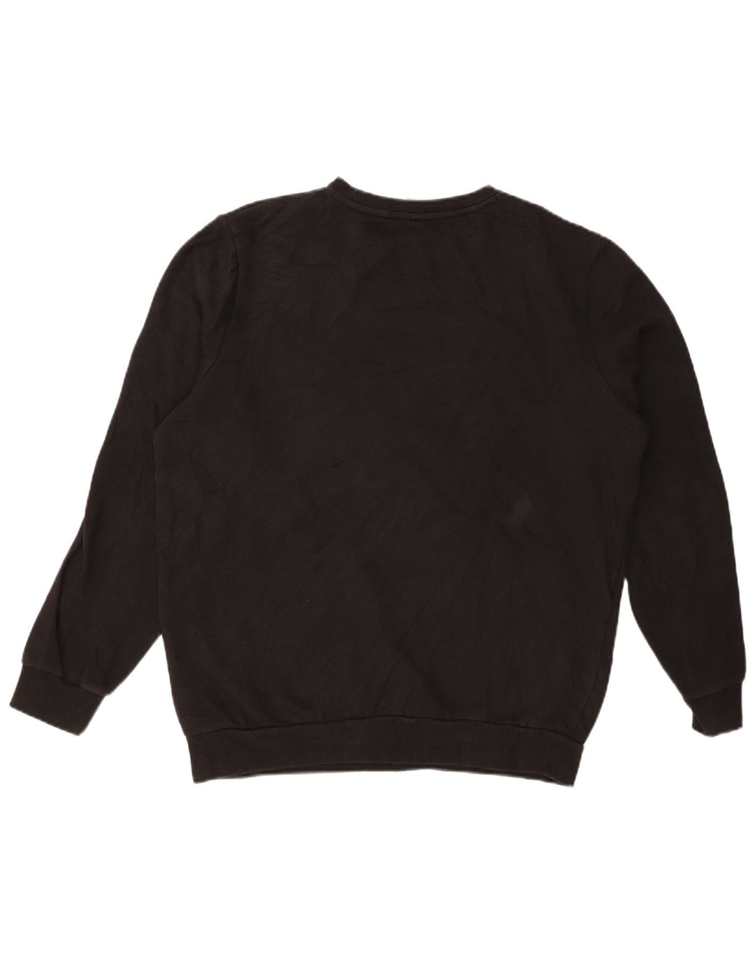 Pulover grafic PUMA pentru bărbați, bumbac mediu negru