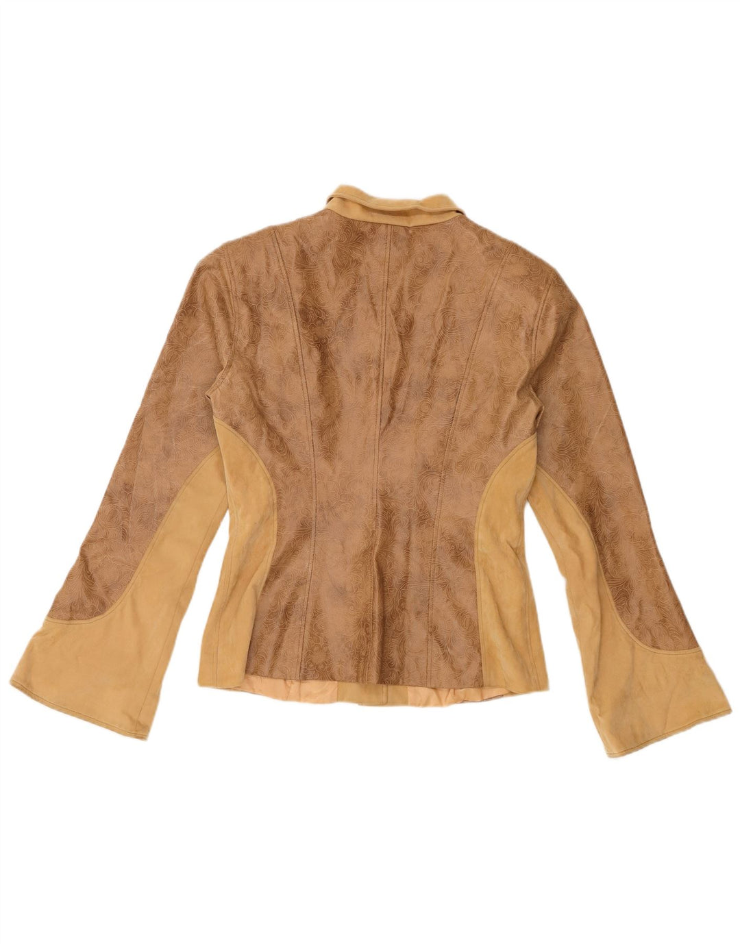 Geacă de piele pentru femei leopard IT 46 mare maro floral