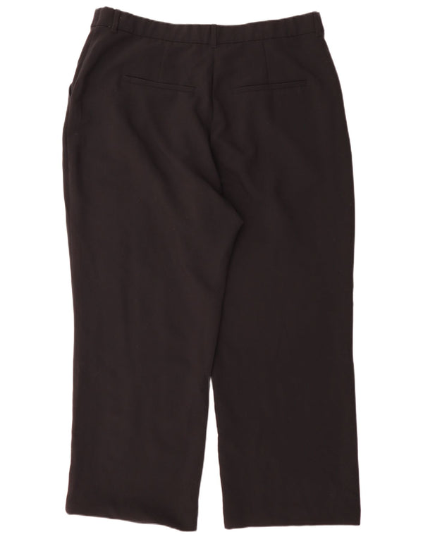 Pantaloni chino pentru femei cu talie înaltă Abercrombie & Fitch UK 18 XL W34 L30 Negru