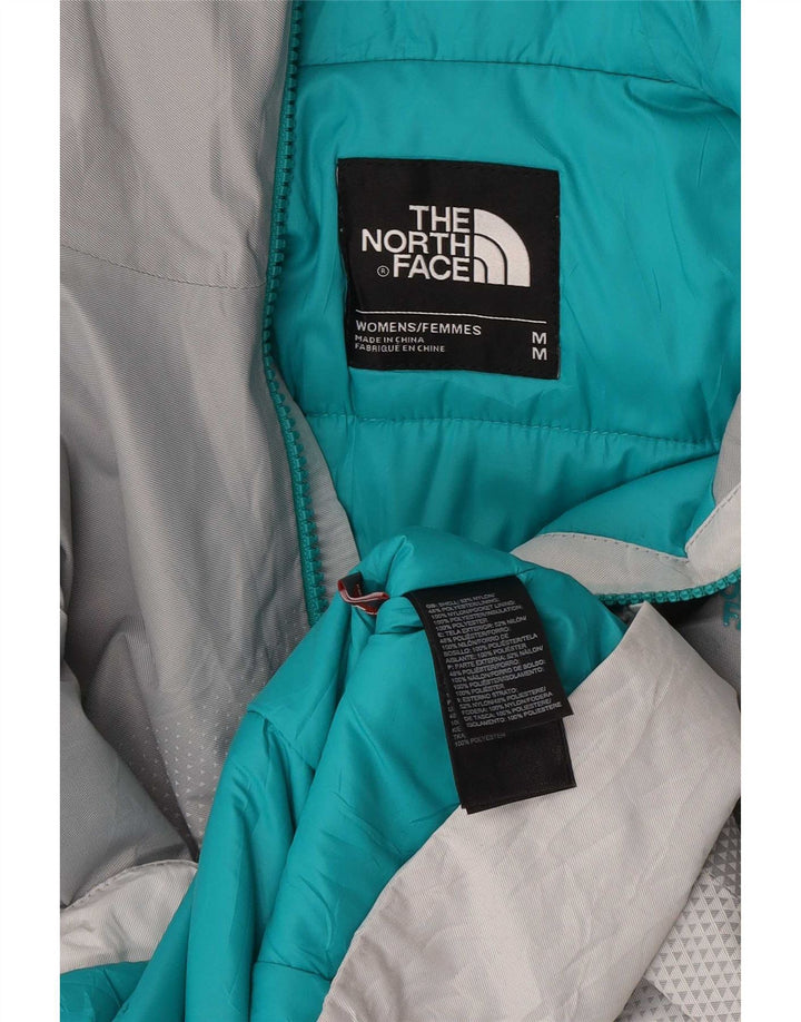 Jachetă de ploaie cu glugă The North Face pentru femei UK 14 Medium Gri Colorblock