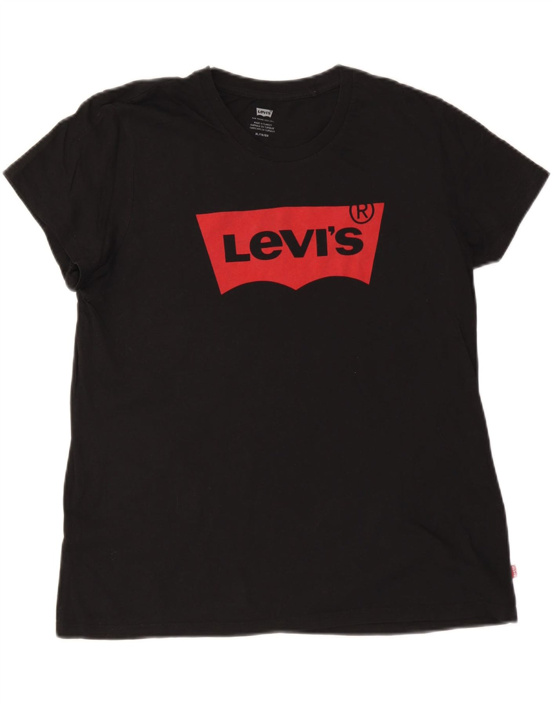 Tricou cu grafic pentru femei LEVI'S Top UK 18 XL Negru