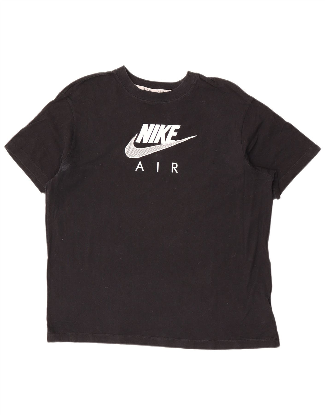 Tricou grafic Nike pentru bărbați Top mediu negru bumbac