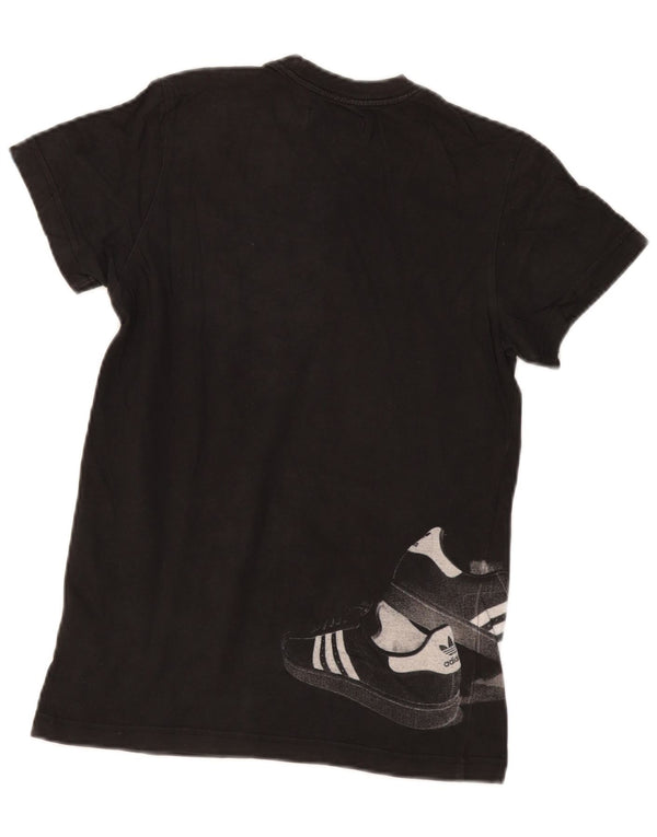 Tricou grafic pentru bărbați Adidas Top XS bumbac negru