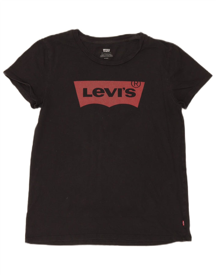 Tricou grafic Levi's pentru femei Top UK 10 Small Black