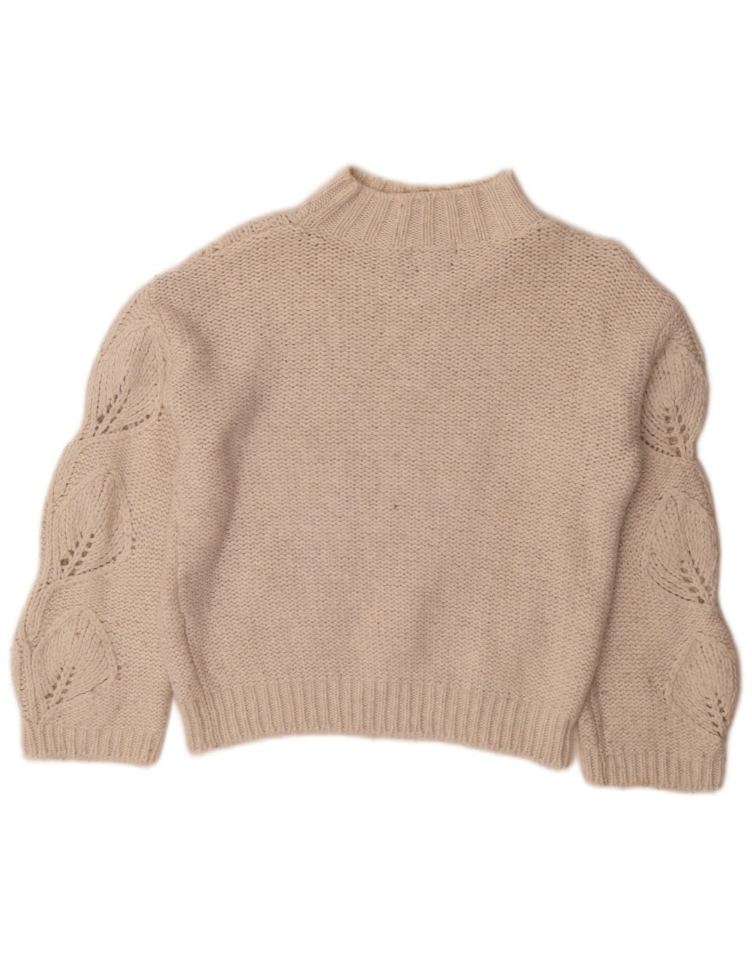 Pulover pentru femei cu gât țestoasă Massimo Dutti UK 4 XS alb
