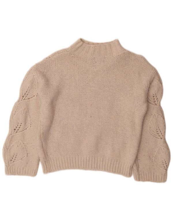 Pulover pentru femei cu gât țestoasă Massimo Dutti UK 4 XS alb