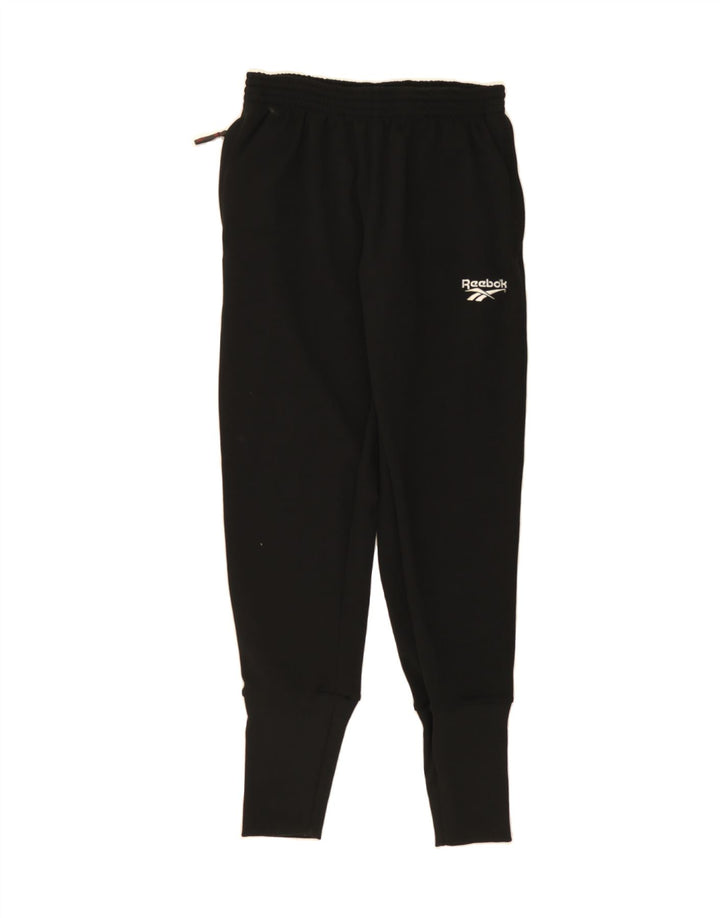 REEBOK Mens Tracksuit Trousers Joggers Medium  Black Polyester Vintage Reebok and Second-Hand Reebok from Messina Hembry 