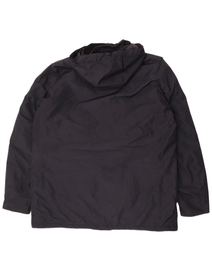 Jachetă de vânt cu glugă pentru bărbați Barbour UK 44 2XL, poliester bleumarin