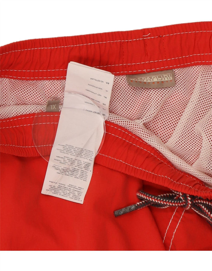 Pantaloni scurți de înot grafic pentru bărbați NAPAPIJRI XL poliester color bloc roșu