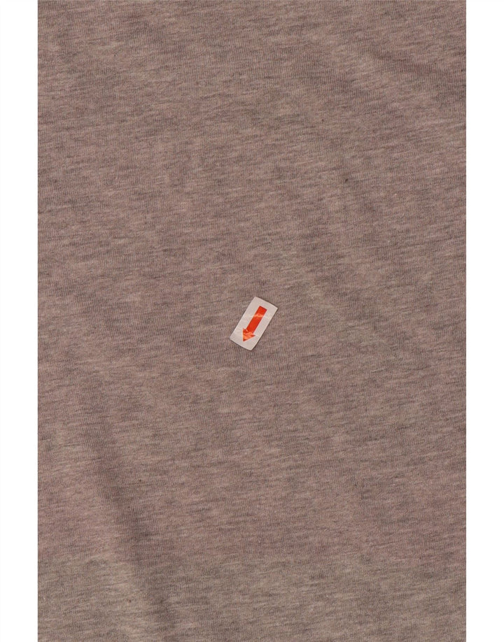 Tricou Adidas Femei Top UK 12/14 Medium Gri Bumbac