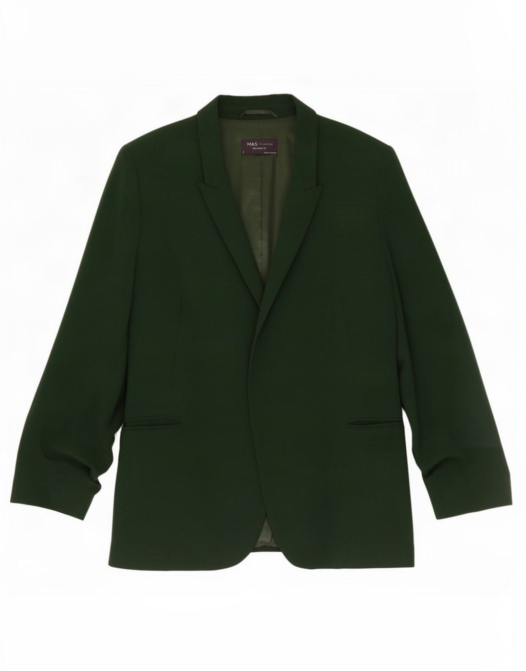Jachetă pentru femei Marks & Spencer cu mâneci 3/4 deschise, verde mediu, UK 12