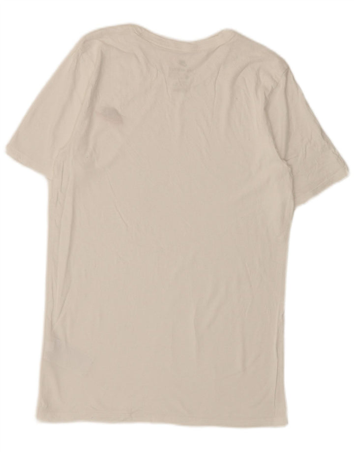 Tricou cu croi atletic Nike pentru bărbați Top mic, alb, bumbac