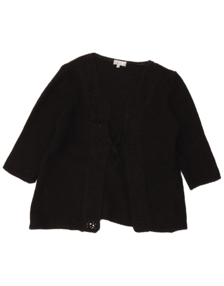 Marks & Spencer Pulover cardigan Per Una pentru femei UK 16 Large Black