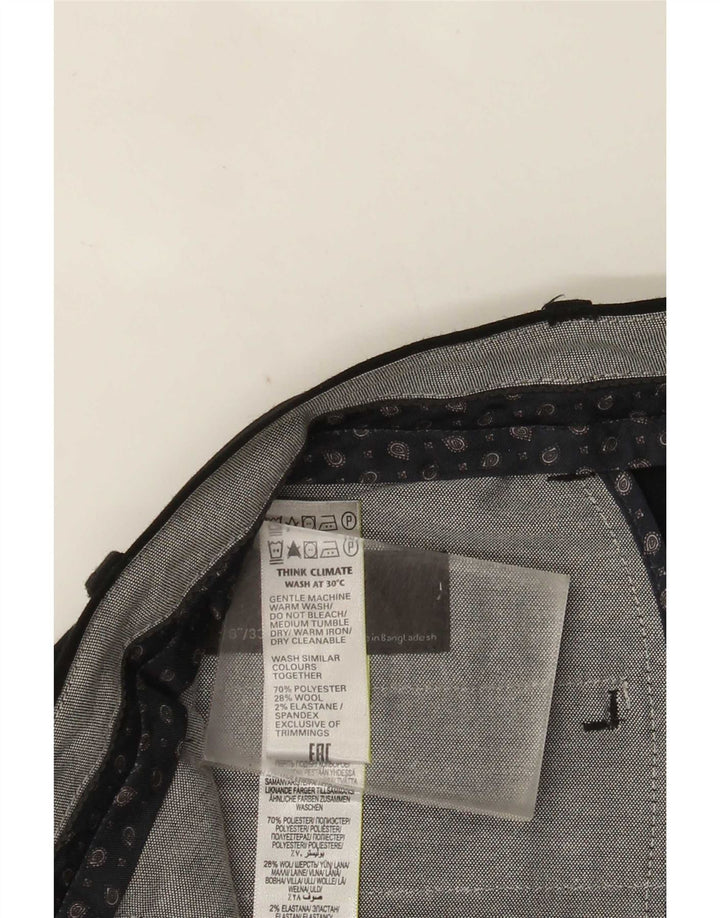 Pantaloni de costum subțiri de performanță pentru femei Marks & Spencer L28 L33 negri