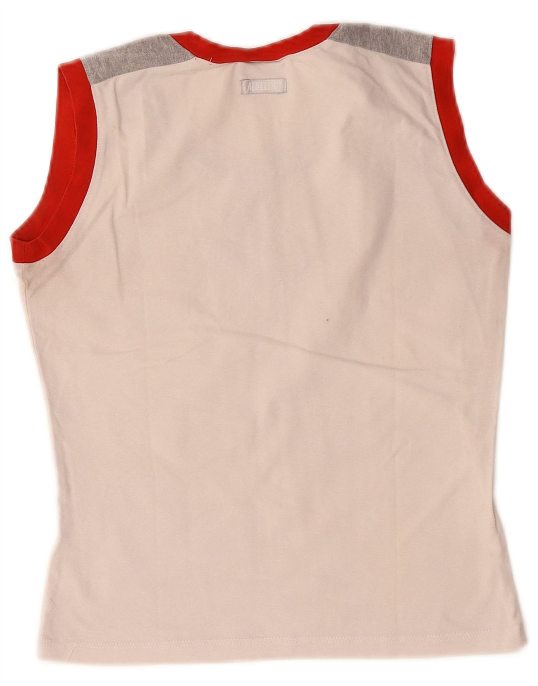 Top cu vestă grafică Nike pentru femei UK 8/10, mic, alb, bloc de culoare
