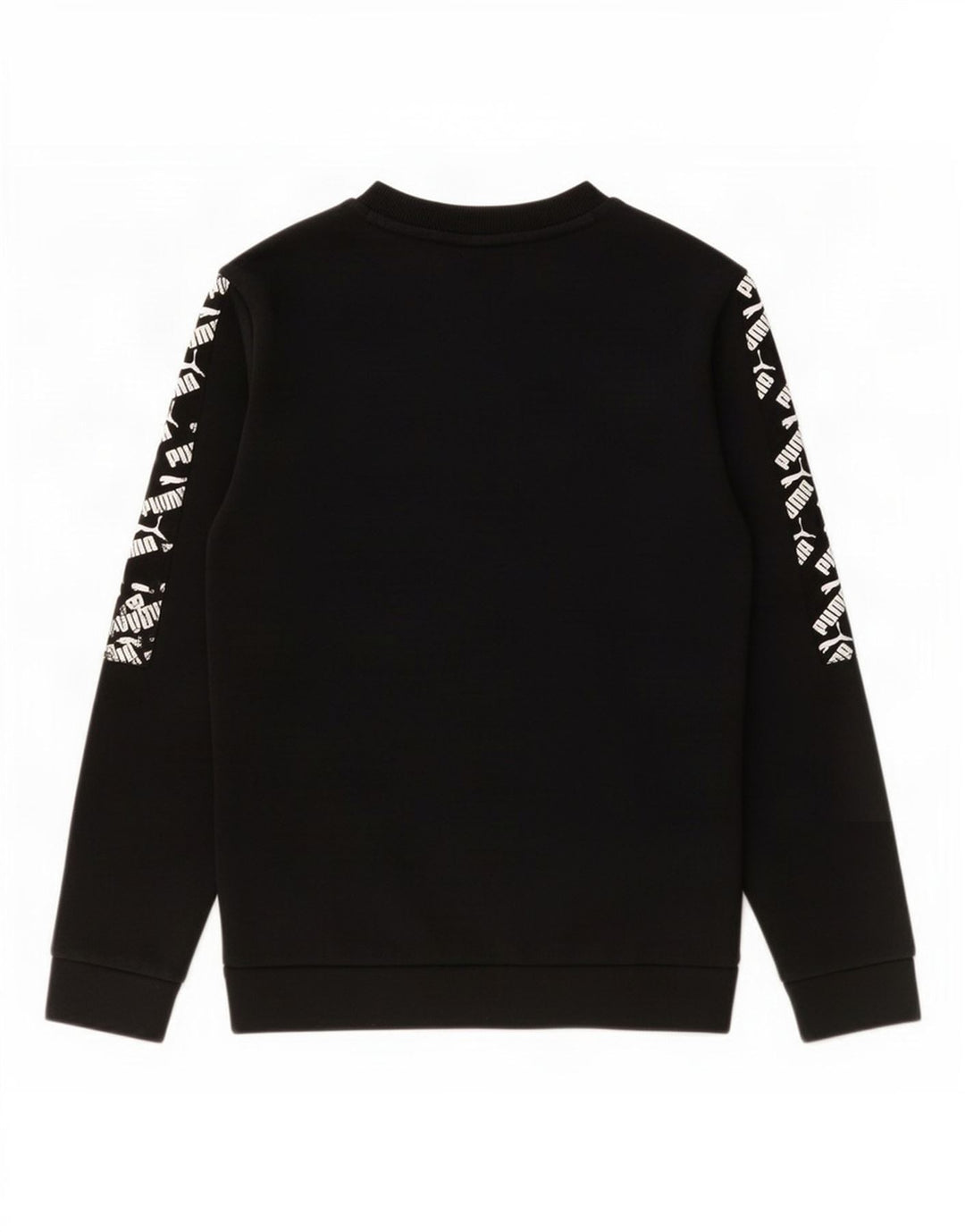 Puma Băieți Pulover Grafic Pulover 11-12 Ani Bumbac Negru