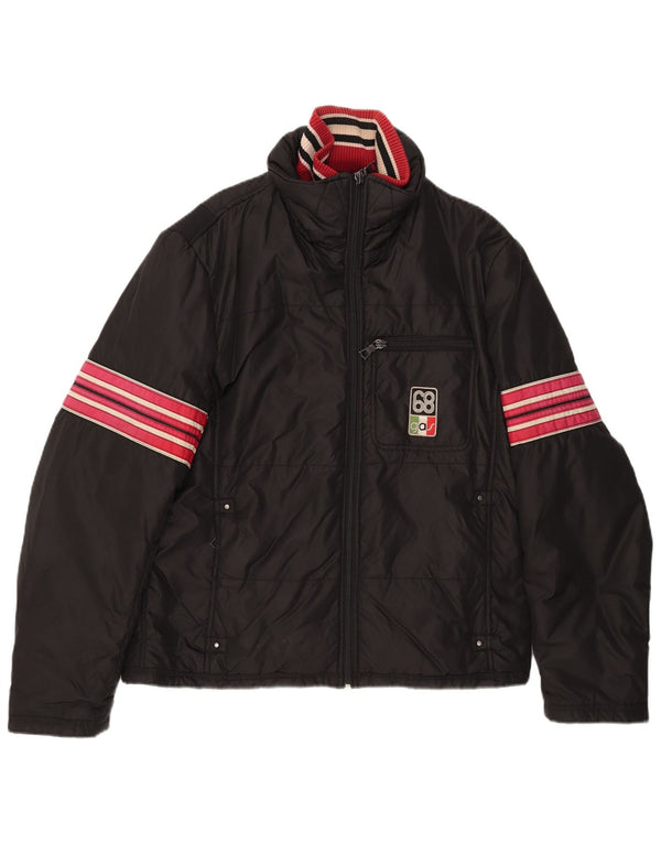 Jachetă căptușită pentru bărbați Gas UK 42 XL Negru Colorblock