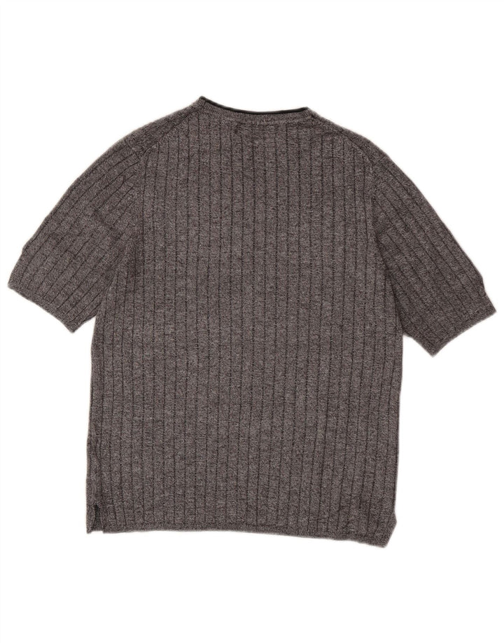 Pulover pentru femei Marks & Spencer cu decolteu rotund UK 10 mic gri