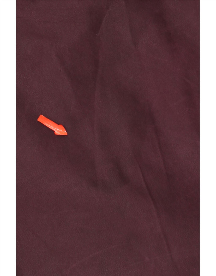 Poncho din piele vintage pentru femei cu glugă, mărime unica, maro