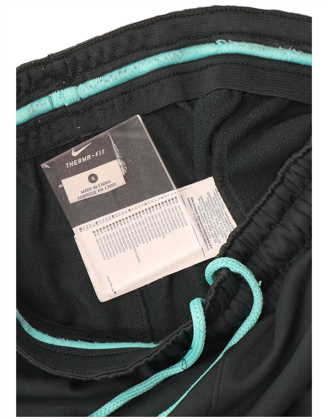 Pantaloni de trening Nike Therma-Fit Graphic pentru bărbați, mici, negri