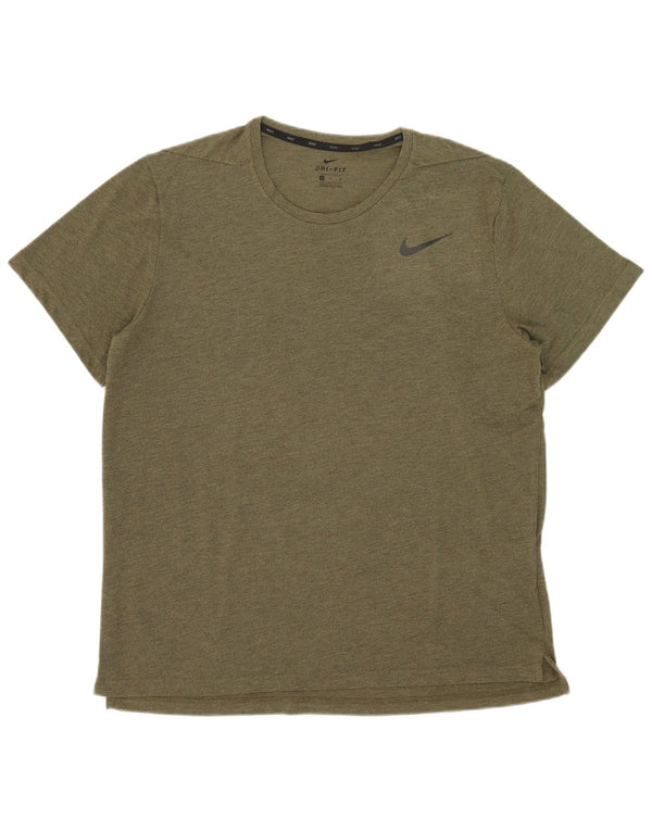 Tricou pentru bărbați Nike Dri Fit Top XL Poliester verde