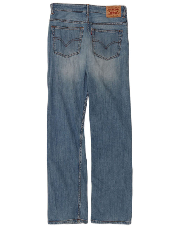 Blugi drepti pentru baieti Levi's 13-14 ani L28 L30 Bumbac Albastru