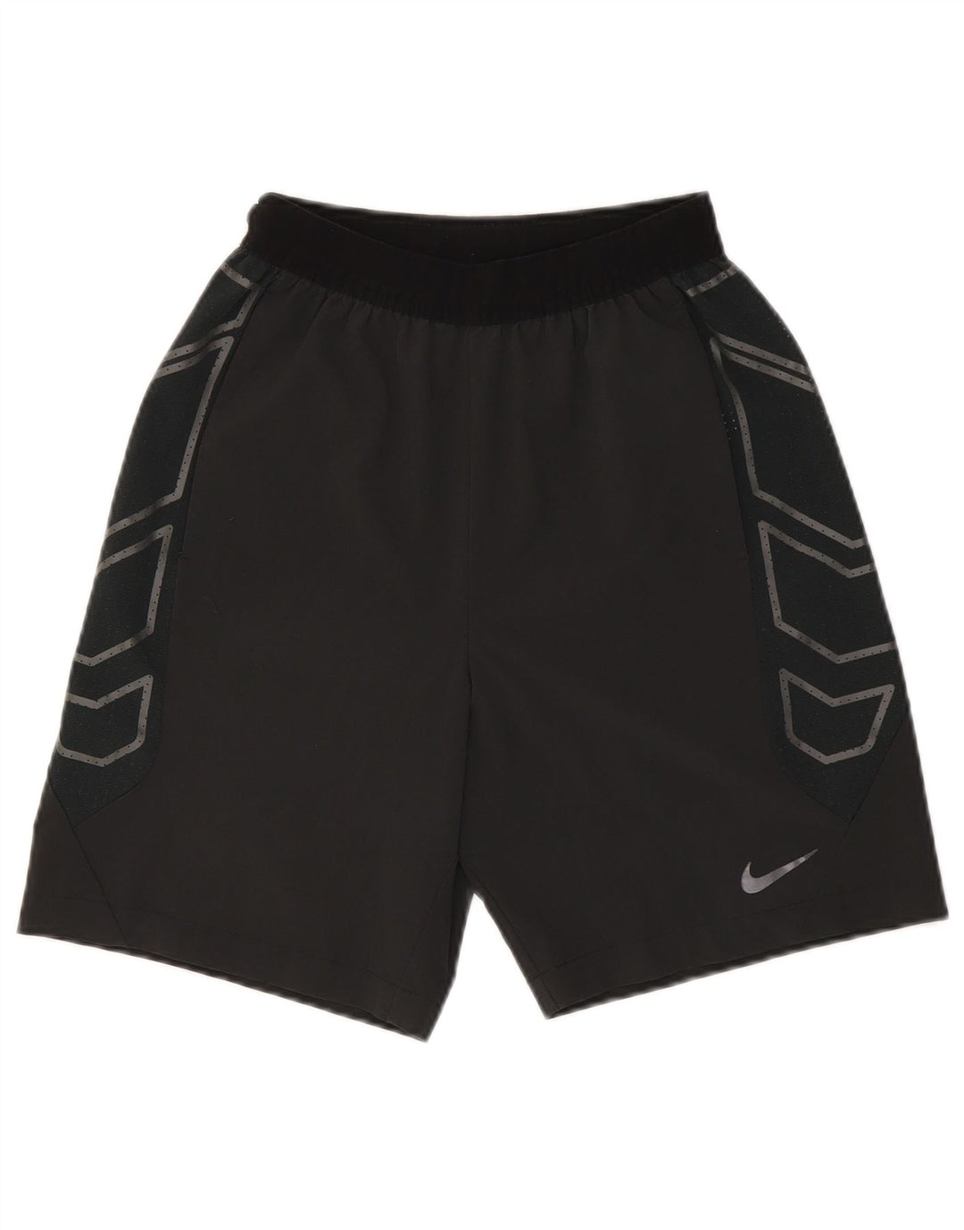 Pantaloni scurți sport grafic Nike pentru bărbați, mici, negru, poliester color