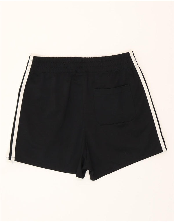 Pantaloni scurți sport Adidas pentru femei UK 8 Small Negru Poliester