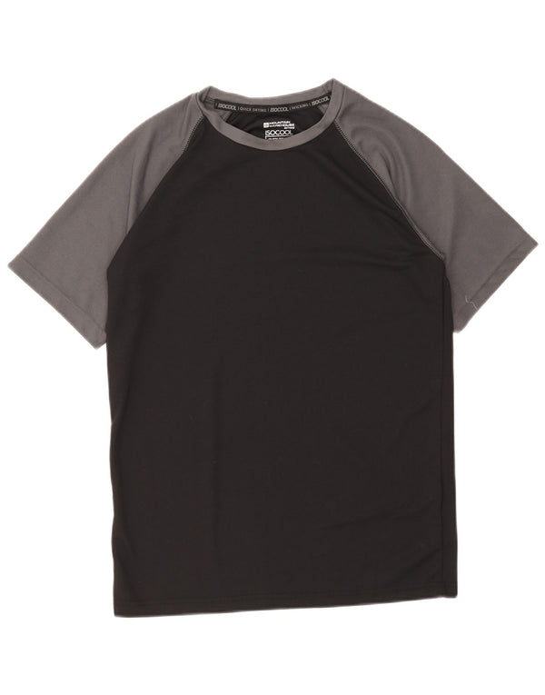 Tricou pentru bărbați Mountain Warehouse Top Mediu Negru Colorblock