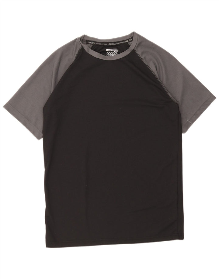 Tricou pentru bărbați Mountain Warehouse Top Mediu Negru Colorblock