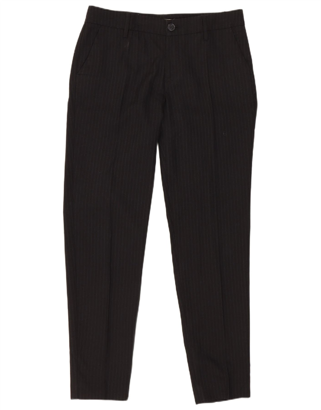 Costum pentru femei Stefanel 1 nasture 2 piese IT 40 mic W28 L28 negru cu dungi