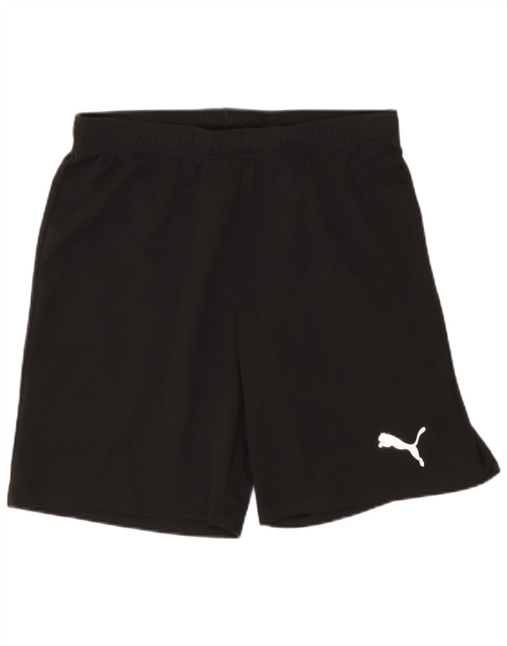 Pantaloni scurți sport Puma pentru bărbați, poliester mediu negru