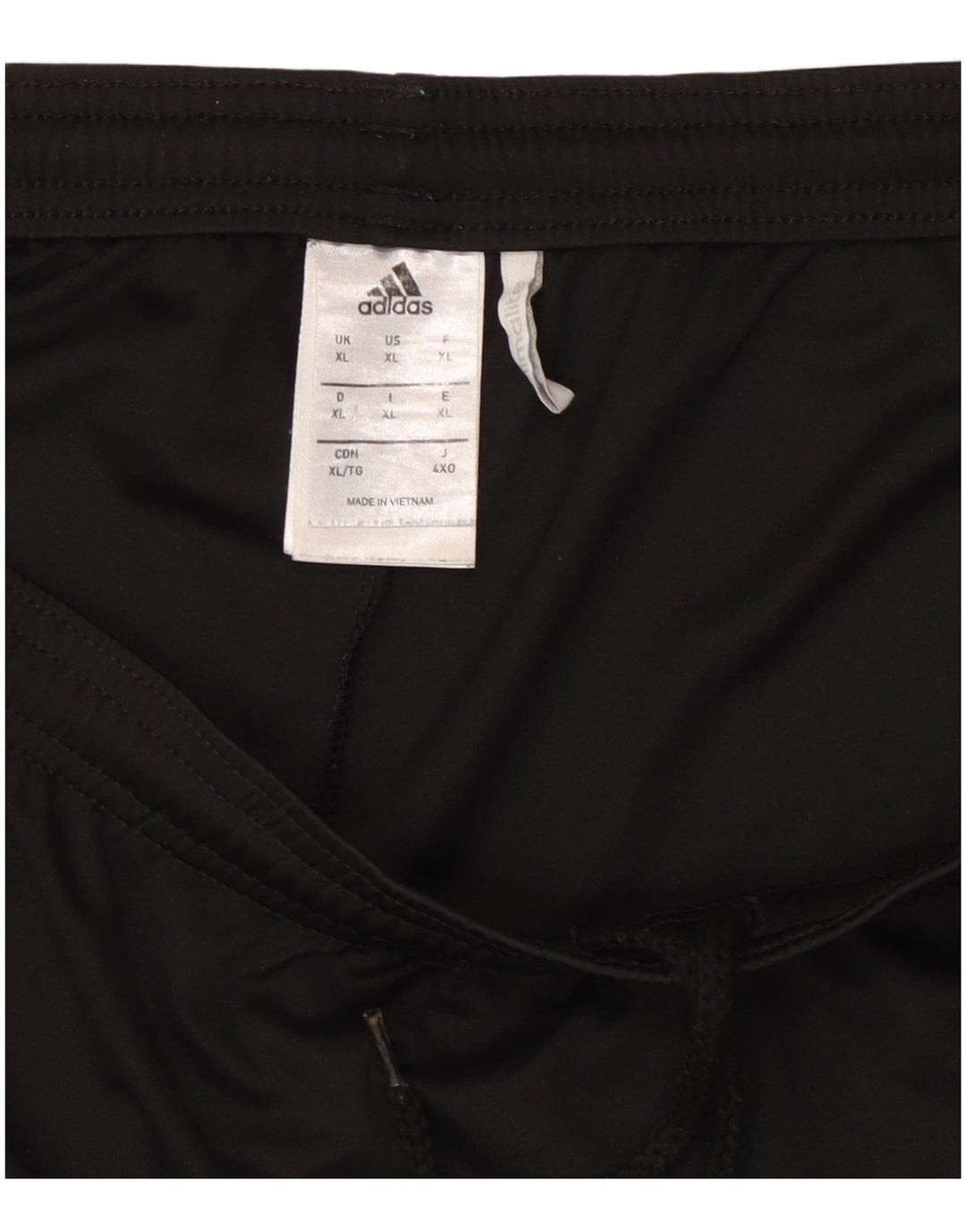 Pantaloni scurți sport pentru bărbați Adidas XL poliester cu dungi negre