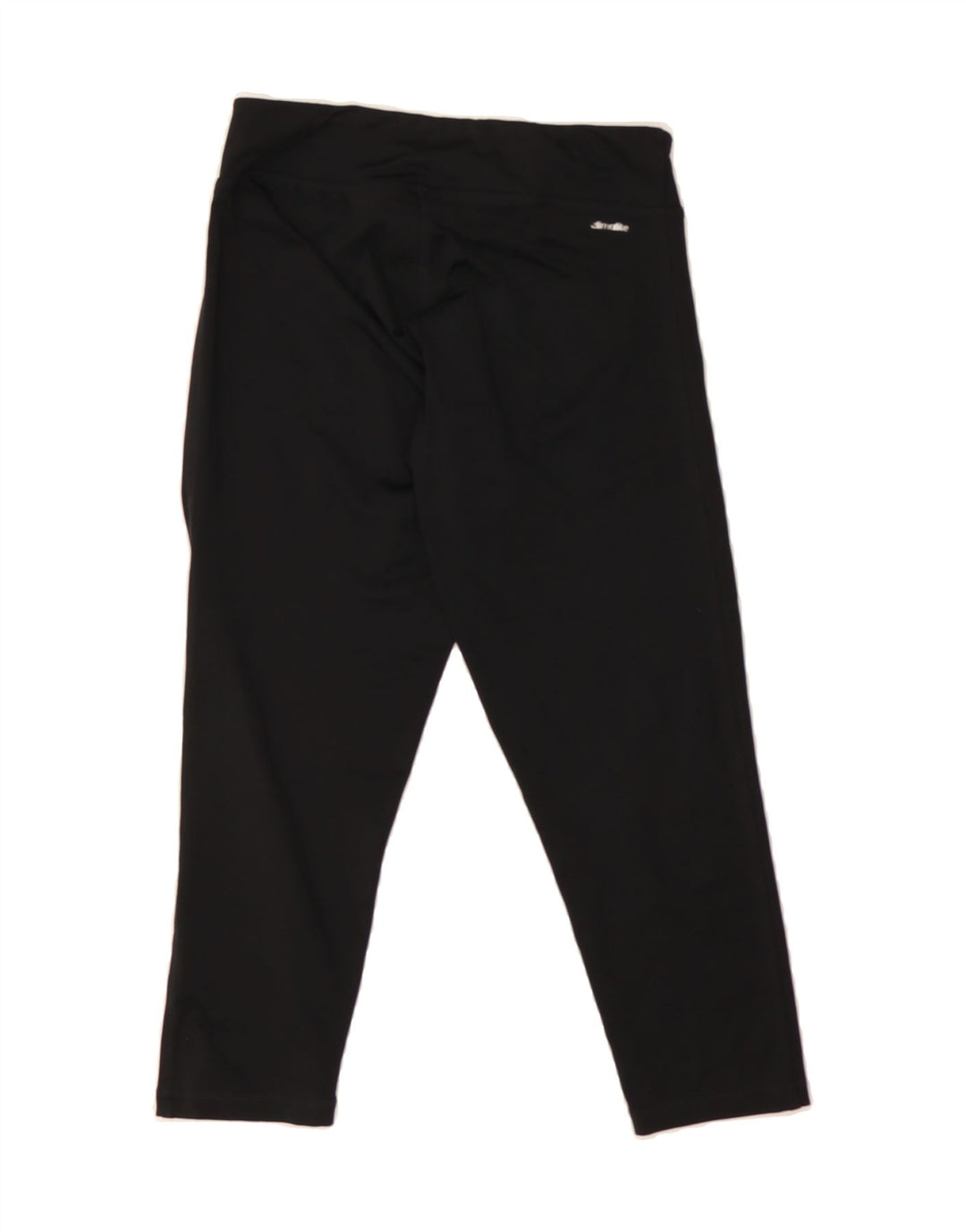 ADIDAS Womens Climalite Capri Leggings UK 8/10 Small Black Polyester Vintage Adidas and Second-Hand Adidas from Messina Hembry 