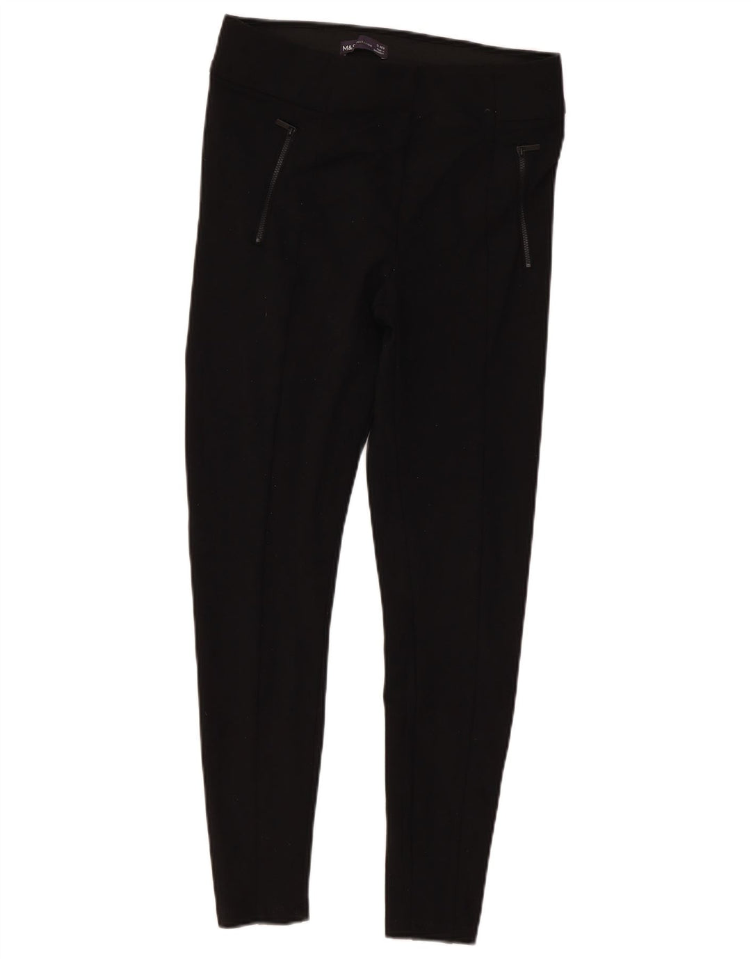 Leggings pentru femei Marks & Spencer UK 12 Medium Black Viscose