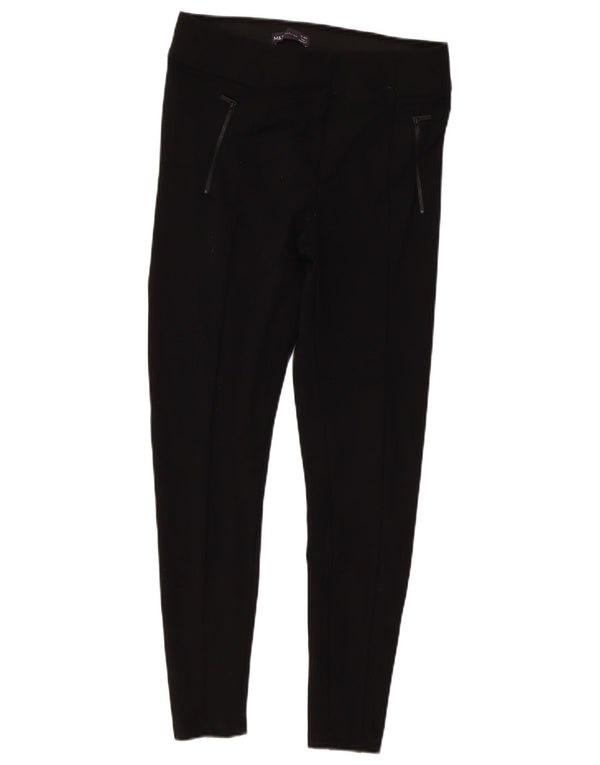 Leggings pentru femei Marks & Spencer UK 12 Medium Black Viscose
