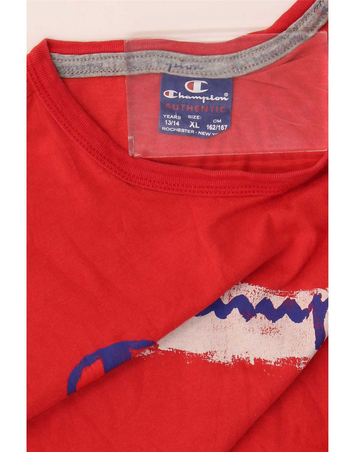 Champion Vestă Grafică Băieți Top 13-14 Ani XL Roșu